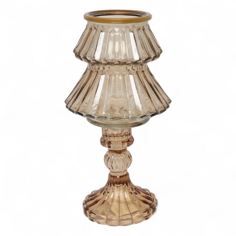 PORTACANDELA VETRO TALLINA H.20.5